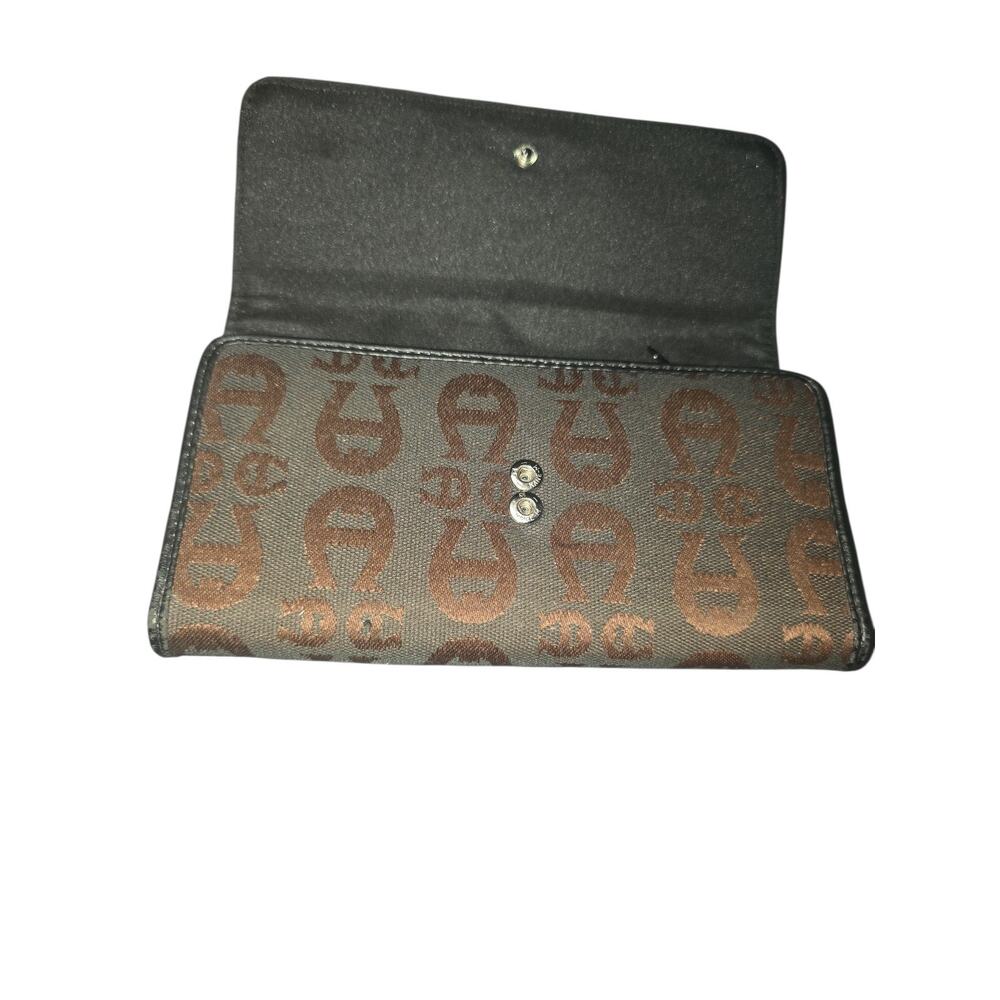 Etienne Aigner Wallet Lazaro Personal Assets Gray and Brown - Picture 4 of 5